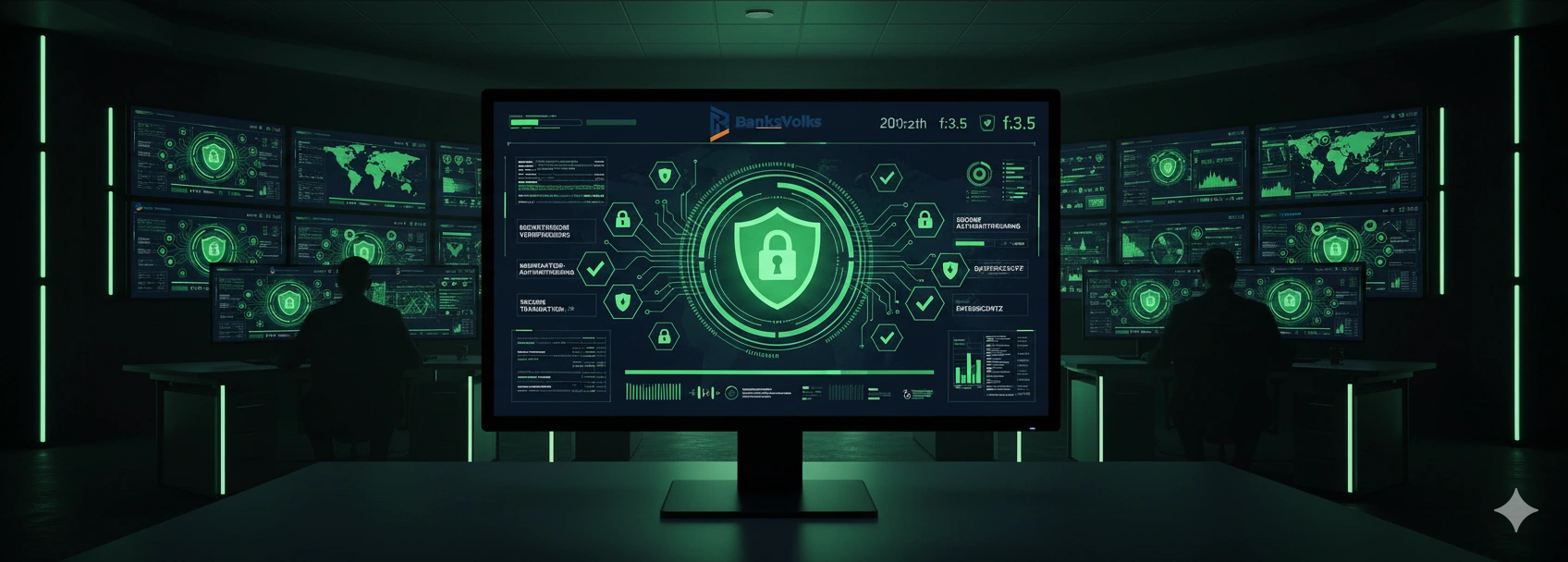 Verstärkte Banksicherheit